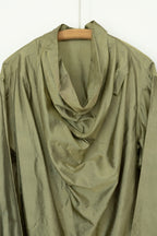 Issey Miyake permanente 1993aw Tussah Silk Draped-Collar Blouse